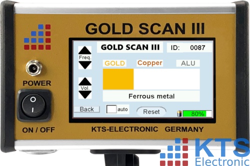 Gerätefront GOLD SCAN III
