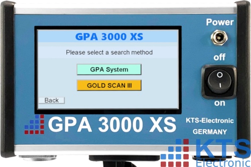 Gerätefront GPA 3000 XS